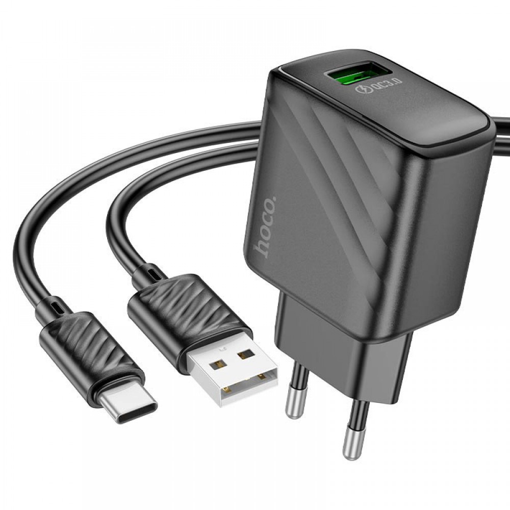 Зарядное устройство Hoco CS21A QC3.0 Micro-USB (EU)