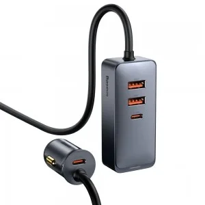Автомобильное зарядное устройство Baseus car Charger 2U+2C 120W