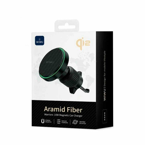 Автомобильный держатель WIWU Qi2 AURORA Car Wireless Charger CH-324