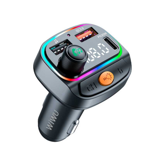 WiWU Wi-QC031 MP3 Car Charger Bluetooth 5.3 Car FM Transmitter