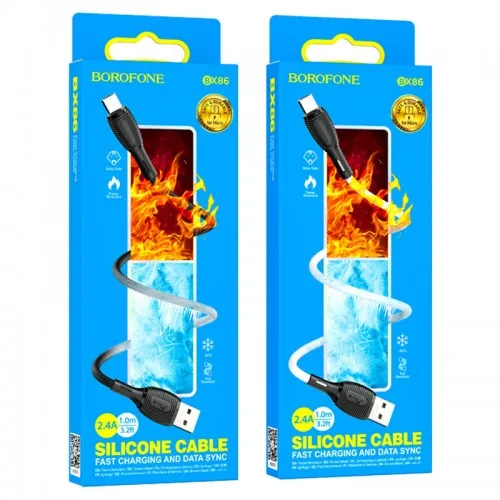 USB Кабель Borofone BX86 For Micro