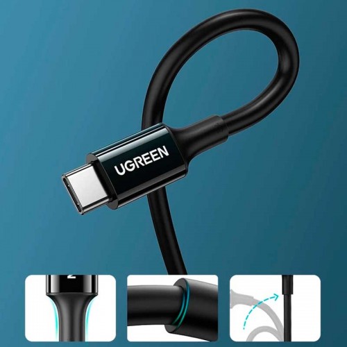 Кабель Ugreen High Quality USB-C Cable US300 USB-C to USB-C 2.0 100W 1m (80371) Кабель Ugreen High Quality USB-C Cable US300 USB-C to USB-C 2.0 100W 1m (80371)