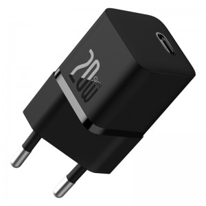 Блок питания Baseus GaN 5 Fast Charger (mini) 1C 20W EU (CCGAN20E5-M)
