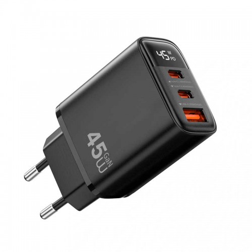 Зарядное устройство Wiwu 45W Firefly GaN Fast Chatger (Wi-G011)