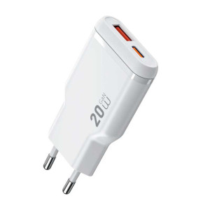 Зарядное устройство Wiwu 20W Essen Slim Ultra-Compact GaN Charger Wi-G032