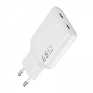 Зарядное устройство Wiwu Essen Slim Ultra-Compact GaN Charger 65W (Wi-G035)