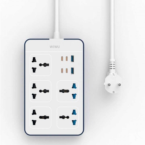 Удлинитель Wiwu 11 in 1 Power Strip 4C+2A+5AC Wi-S006