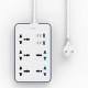 Удлинитель Wiwu 11 in 1 Power Strip 4C+2A+5AC Wi-S006