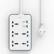 Удлинитель Wiwu 11 in 1 20W GaN Power Strip 4C+2A+5AC Wi-S006 EU 2M