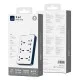 Удлинитель Wiwu 11 in 1 20W GaN Power Strip 4C+2A+5AC Wi-S006 EU 2M
