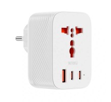 Сетевой адаптер Wiwu Power Cube 30W GaN Travel Adapter Wi-UA008
