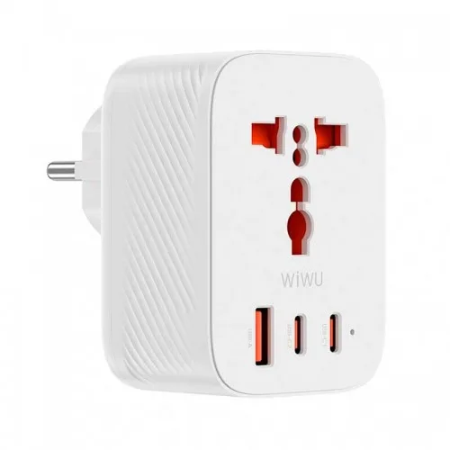 Сетевой адаптер Wiwu Power Cube 30W GaN Travel Adapter Wi-UA008