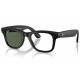 Солнцезащитные очки Ray-Ban Meta Wayfarer RW4006, Matte Black / Transitions Graph Green