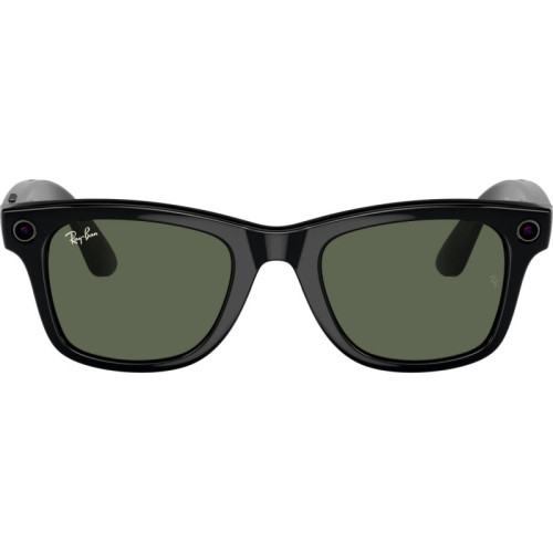 Солнцезащитные очки Ray-Ban Meta Wayfarer RW4006, Matte Black / Transitions Graph Green