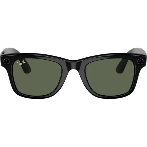 Солнцезащитные очки Ray-Ban Meta Wayfarer RW4006, Matte Black / Transitions Graph Green