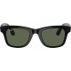 Солнцезащитные очки Ray-Ban Meta Wayfarer RW4006, Matte Black / Transitions Graph Green