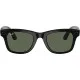Солнцезащитные очки Ray-Ban Meta Wayfarer RW4006, Matte Black / Transitions Graph Green