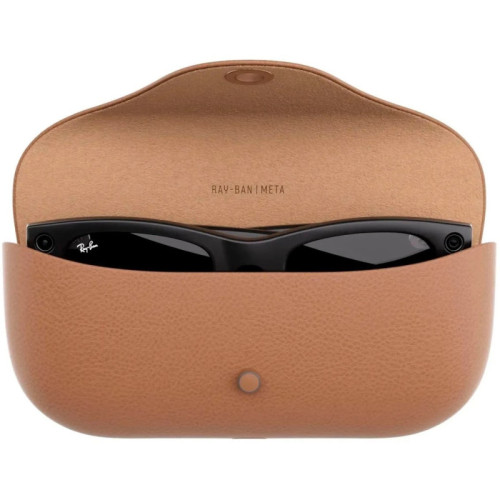 Солнцезащитные очки Ray-Ban Meta Wayfarer RW4006, Matte Black / Transitions Graph Green