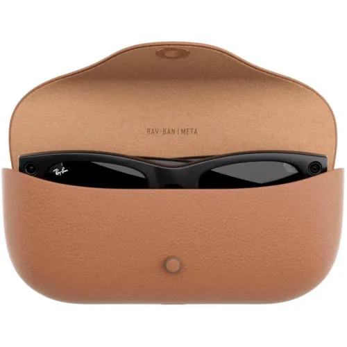 Солнцезащитные очки Ray-Ban Meta Wayfarer RW4006, Matte Black / Transitions Graph Green