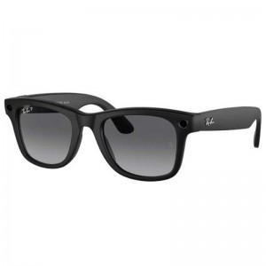Солнцезащитные очки RayBan Meta Wayfarer RW4008 Matte Black Polar Gradient Graphite