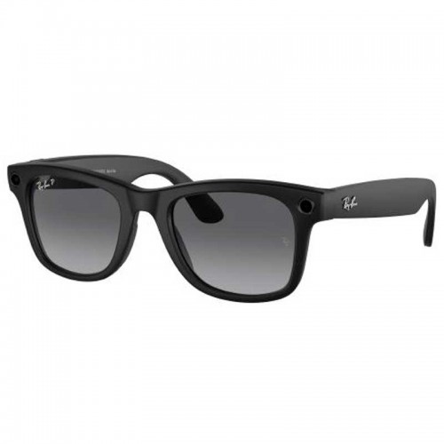 Солнцезащитные очки RayBan Meta Wayfarer RW4008 Matte Black Polar Gradient Graphite