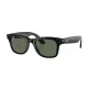 Солнцезащитные очки Ray-Ban Meta Wayfarer RW4006, Shiny Black / G-15 Green