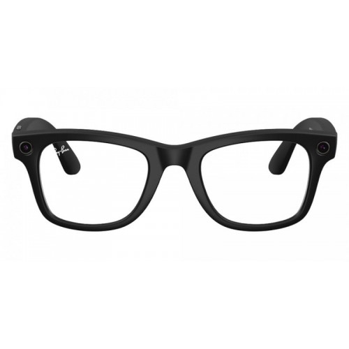 Солнцезащитные очки Ray-Ban Meta Wayfarer Gen 2 RW4012, Matte Black / Clear (Blue-Violet Light Filter)