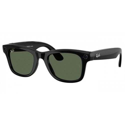 Солнцезащитные очки RayBan Meta Wayfarer Gen 2 RW4012 Shiny Black Green