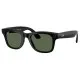 Солнцезащитные очки Ray-Ban Meta Wayfarer Gen 2 RW4012, Shiny Black / G-15 Green