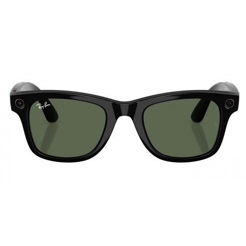 Солнцезащитные очки RayBan Meta Wayfarer Gen 2 RW4012 Shiny Black Green