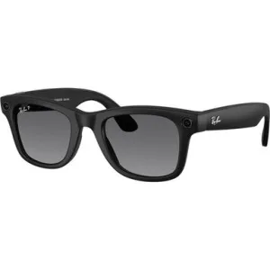 Солнцезащитные очки Ray-Ban Meta Wayfarer Gen 2 RW4012, Matte Black / Graphite Gradient Polarized
