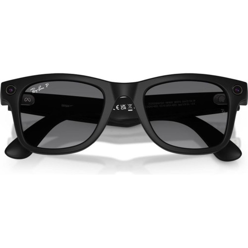 Солнцезащитные очки Ray-Ban Meta Wayfarer Gen 2 RW4012, Matte Black / Graphite Gradient Polarized