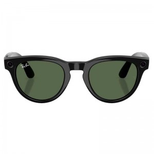 Солнцезащитные очки RayBan Meta Headliner Gen 2 Shiny Black Transition Graph. Green
