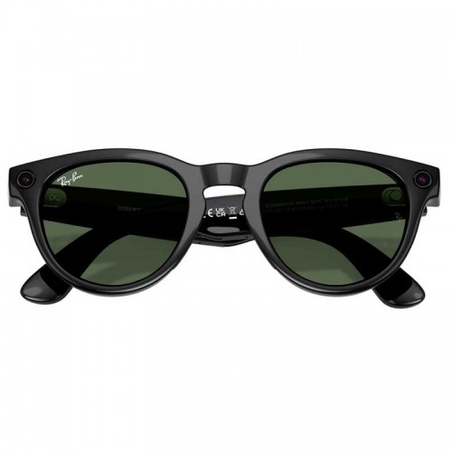 Солнцезащитные очки RayBan Meta Headliner Gen 2 Shiny Black Transition Graph. Green