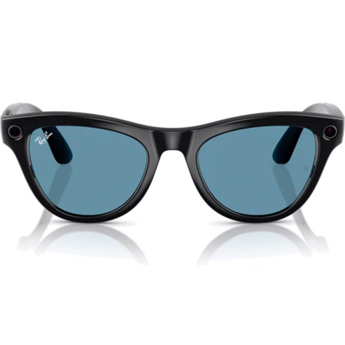 Солнцезащитные очки Ray-Ban Meta Headliner Gen 2 RW4013, Shiny Black / Clear-Sapphire Transitions