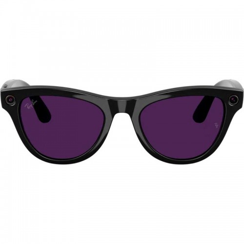Солнцезащитные очки RayBan Meta Skyler Gen 2 Shiny Black Transition Ametyst