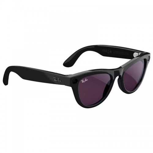 Солнцезащитные очки RayBan Meta Skyler Gen 2 Shiny Black Transition Ametyst