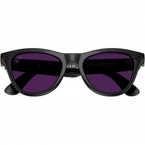 Солнцезащитные очки RayBan Meta Skyler Gen 2 Shiny Black Transition Ametyst