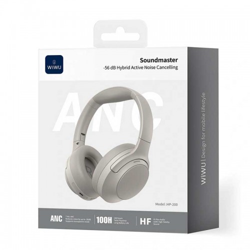 Беспроводные накладные наушники Wiwu Soundmaster Headset HP-200