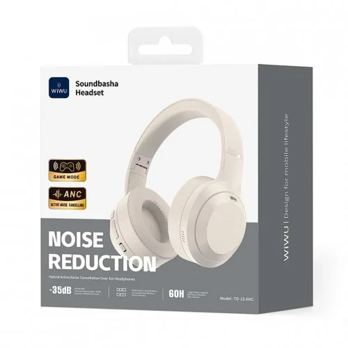 Беспроводные наушники WIWU Soundbasha Headset TD-15 ANC