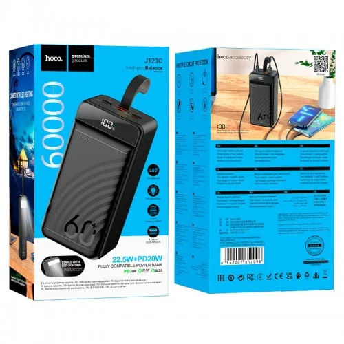 Внешний аккумулятор Hoco J123C 60000 mAh