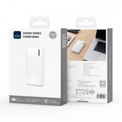 Внешний аккумулятор Wiwu Speedy Series Power Bank 10000mAh (Wi-P067)