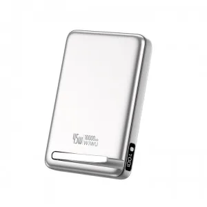 Внешний аккумулятор Wiwu Mag Pro Qi2 Power Bank 10000mAh Wi-P090