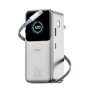 Внешний аккумулятор Wiwu(Повер банк) WiWU Power Mega Charger + Cable + Power Bank PM501 15000mAh