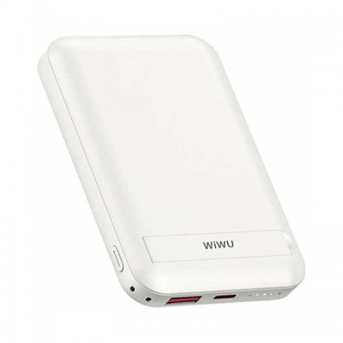 Внешний аккумулятор WIWU Snap Cube-Magnetic Wireless Charger Power Bank 10000mAh SC1000WHT (3C)