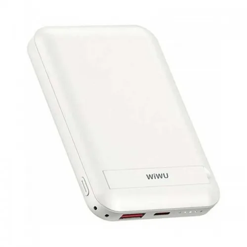Внешний аккумулятор WIWU Snap Cube-Magnetic Wireless Charger Power Bank 10000mAh SC1000WHT (3C)