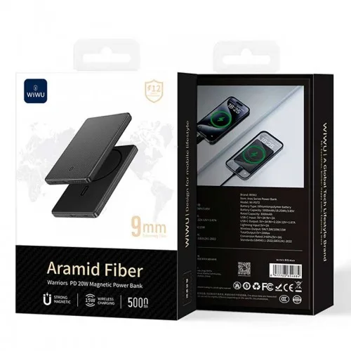 Внешний аккумулятор Wiwu Magnetic Power Bank 5000mAh Wi-P072