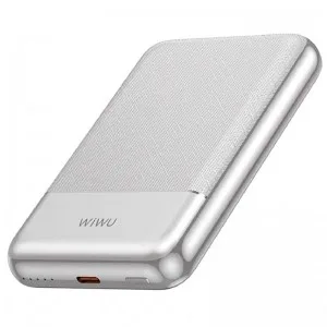 Внешний аккумулятор Wiwu Silver Seraph Alloy Unibody Power Bank 10000 mAh (Wi-P089)