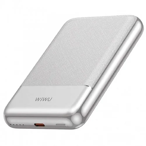 Внешний аккумулятор Wiwu Silver Seraph Alloy Unibody Power Bank 10000 mAh (Wi-P089)