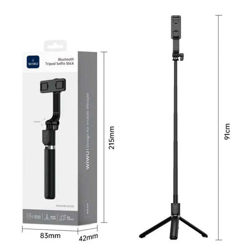 Монопод-трипод Wiwu Warrior Selfie Stick Tripod Wi-SE018